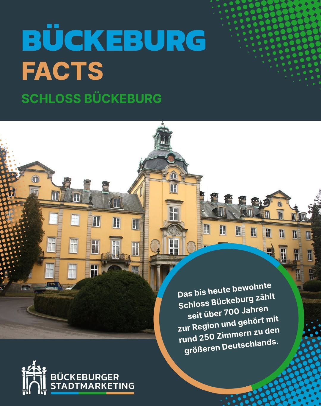 Das Bückeburger Schloss ist mit rund 250 Räumen eines der größeren noch…