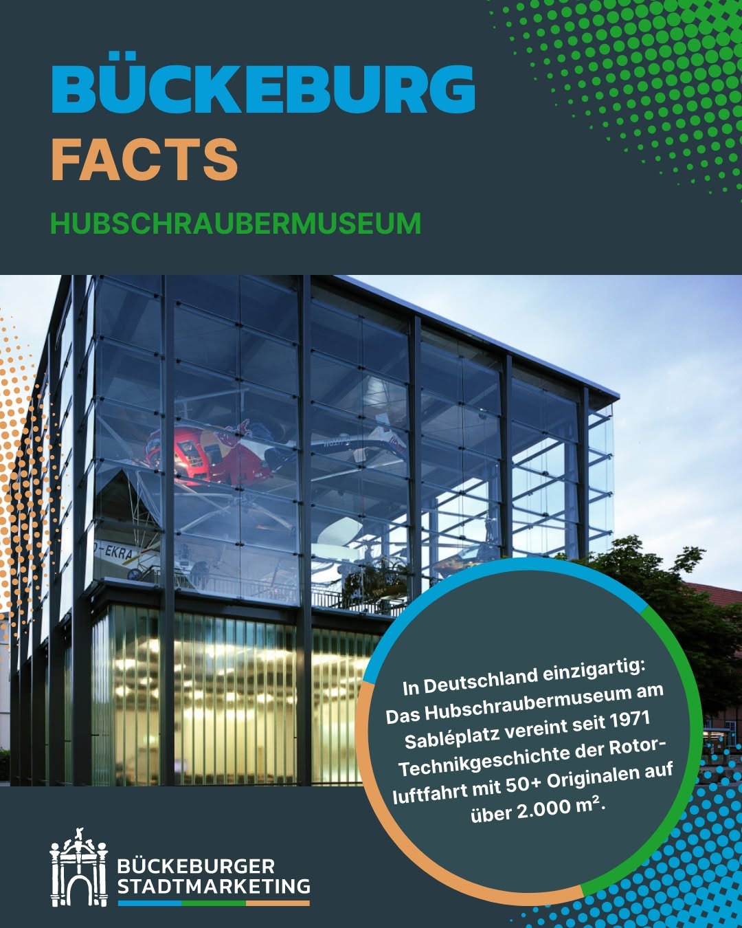 Das Hubschraubermuseum am Sabléplatz ist in Deutschland einzigartig: Seit 1971 zeigt es…