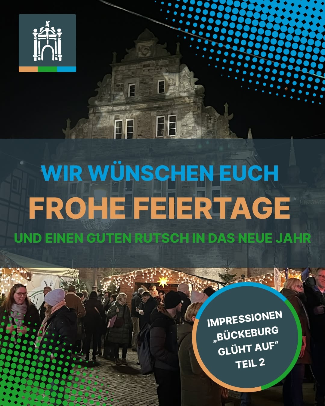 Wir wünschen euch ein friedliches Weihnachtsfest, gemütliche Stunden im Kreise eurer Liebsten…