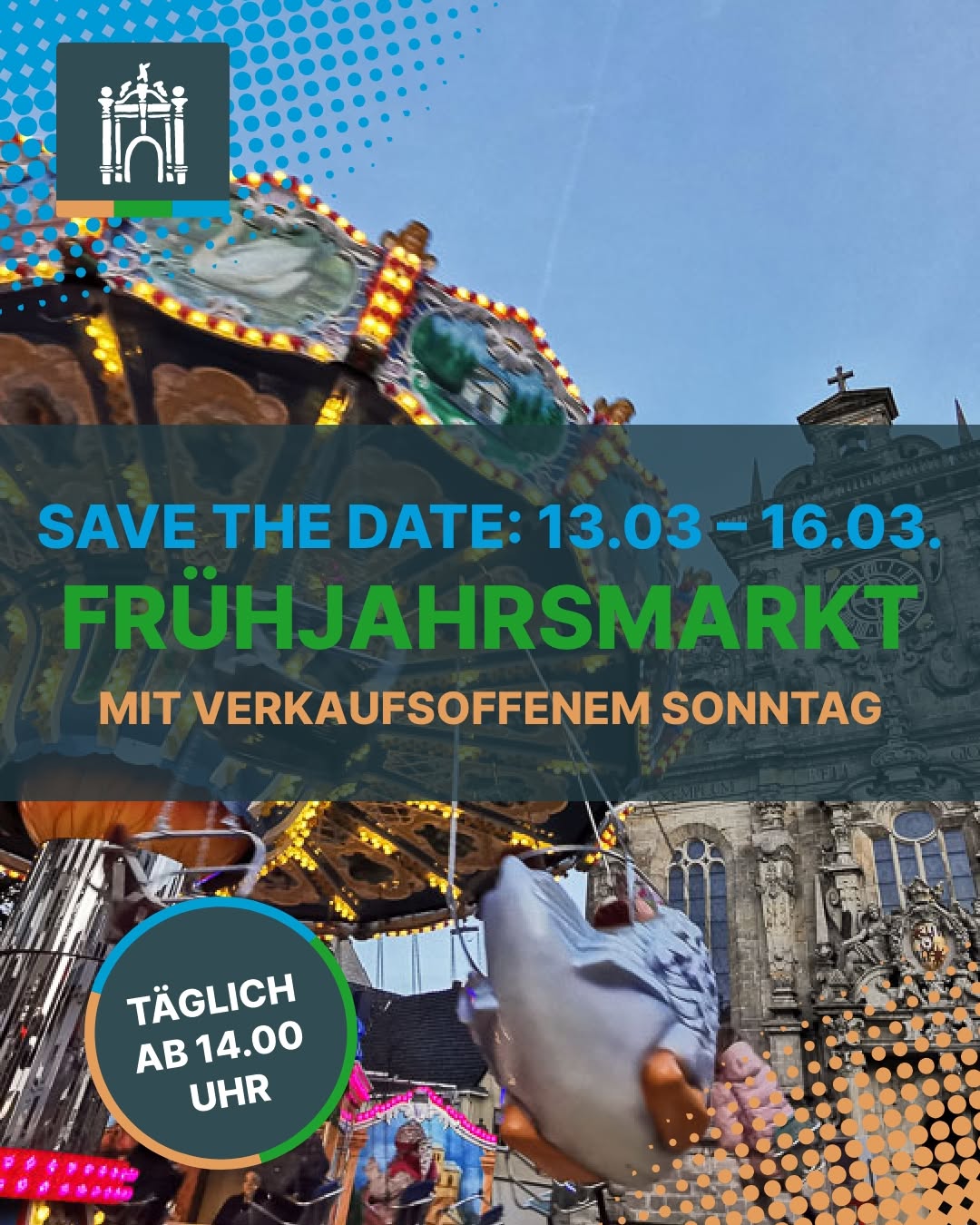 Frühjahrsmarkt Bückeburg – 13.–16. März 🎉🎡 Vier Tage Kirmesvergnügen in der Fußgängerzone…