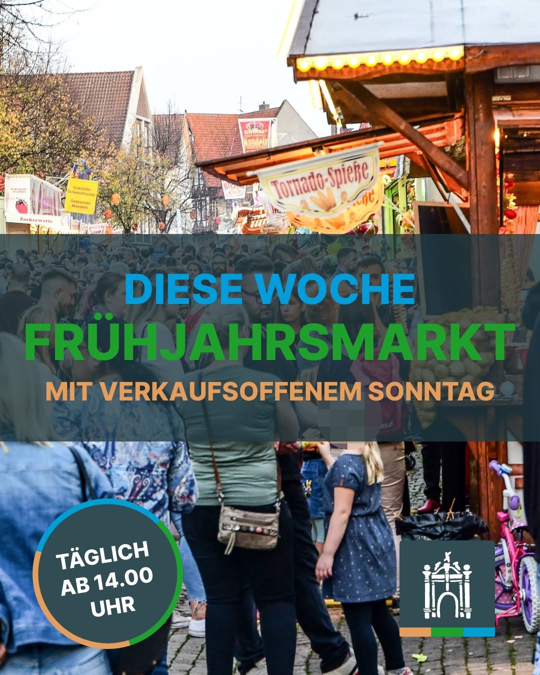 Diese Woche ist Frühjahrsmarkt in Bückeburg! 🎉🎡 Vom 13.–16. März wird die…