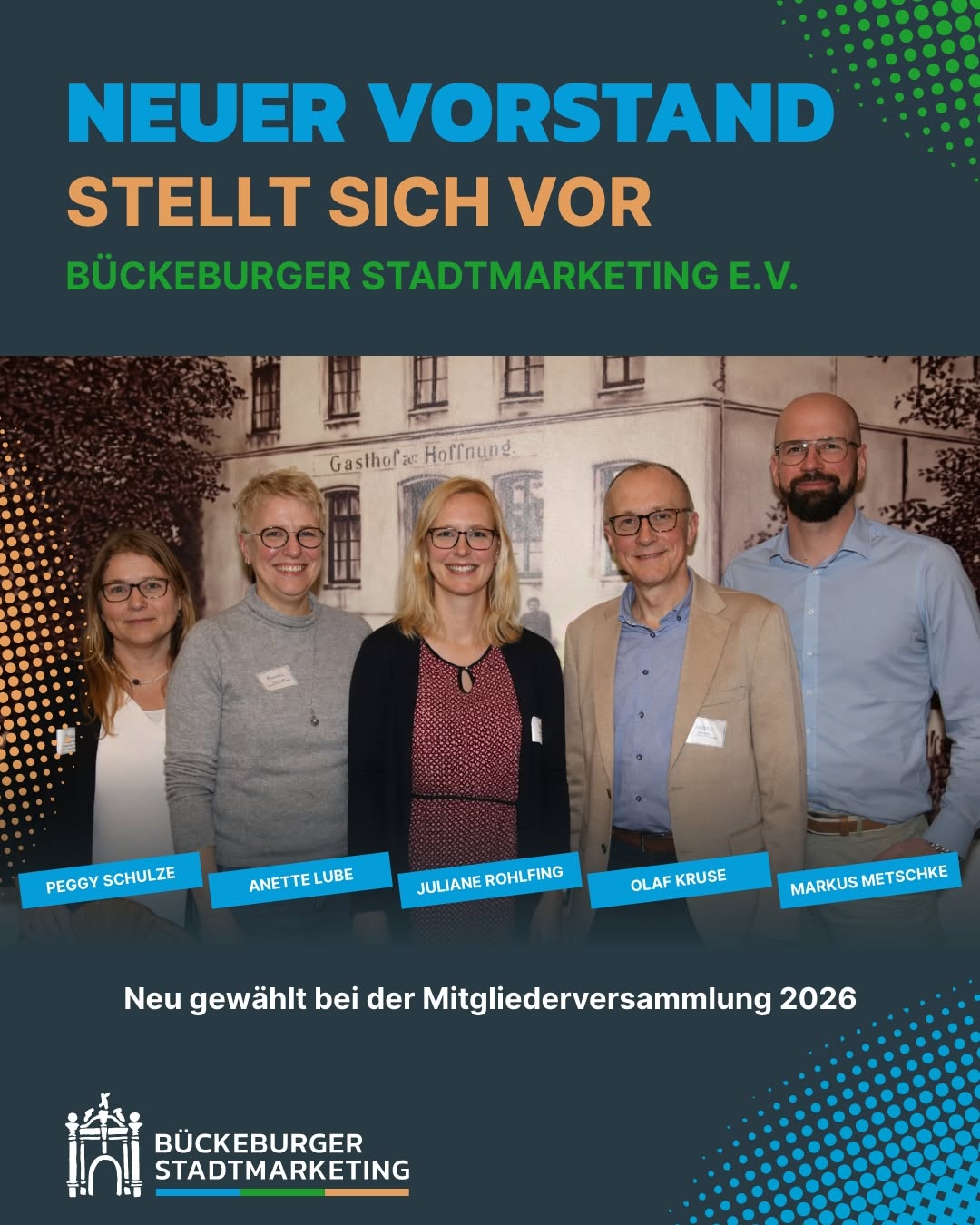 Neuer Vorstand beim Bückeburger Stadtmarketing e.V. 🤝✨ Im Rahmen der Mitgliederversammlung wurde…