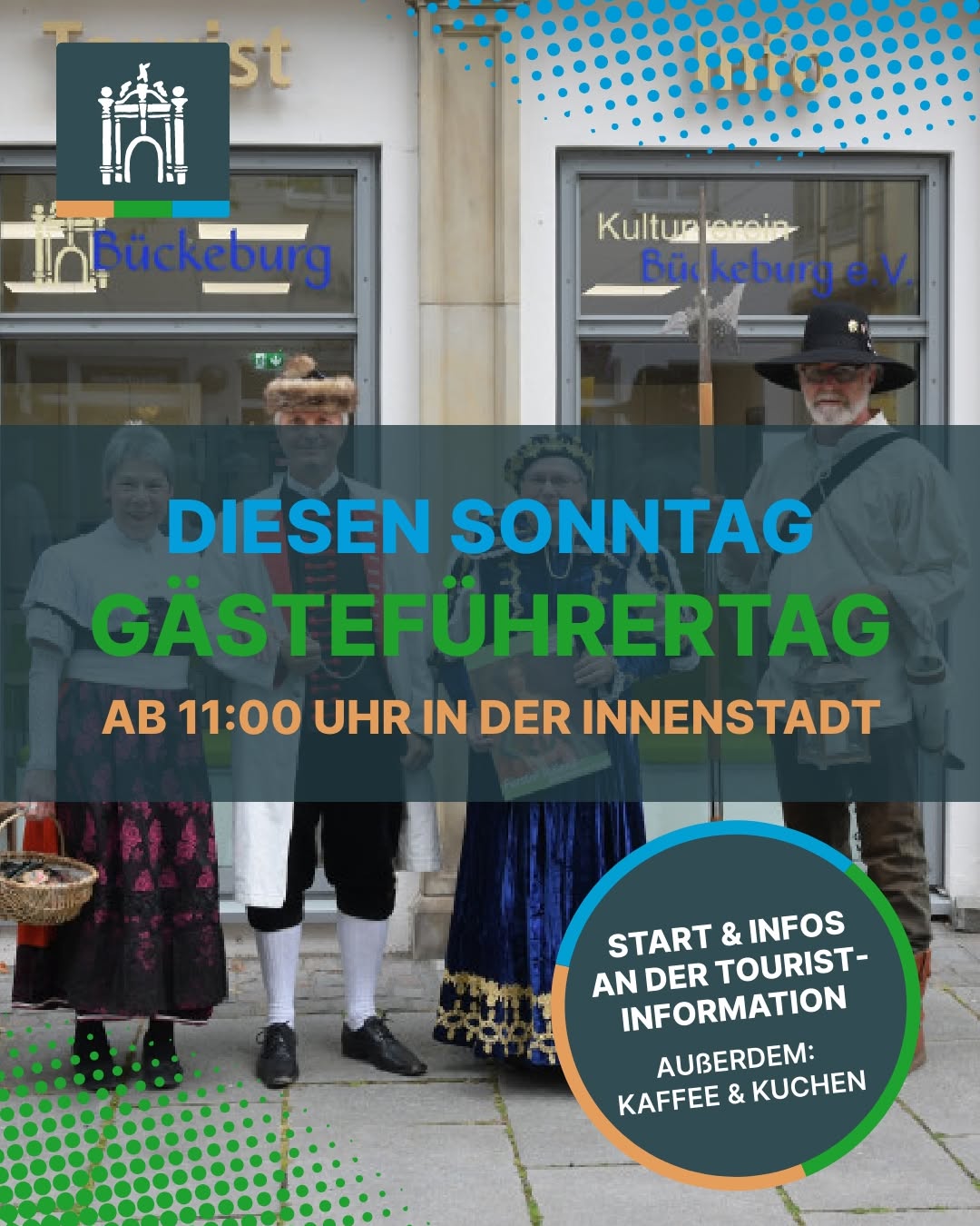 Am Sonntag ist Gästeführertag in Bückeburg. Ab 11:00 Uhr gibt es in…