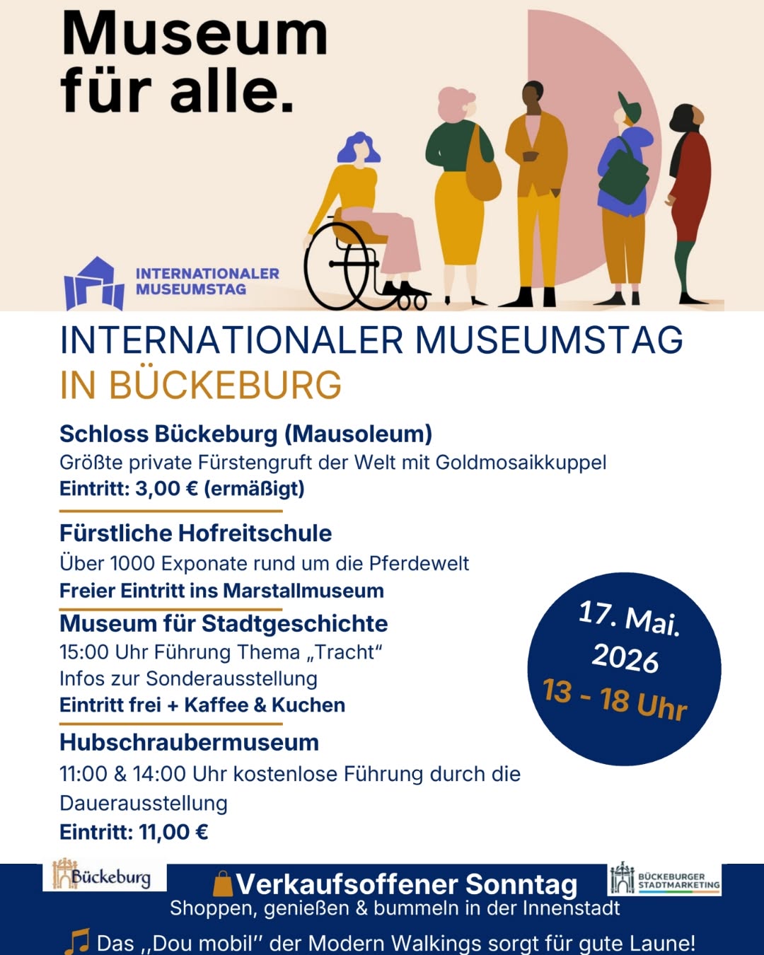 Am Sonntag feiern die Museen in Bückeburg gemeinsam den Internationalen Museumstag. Besucher…