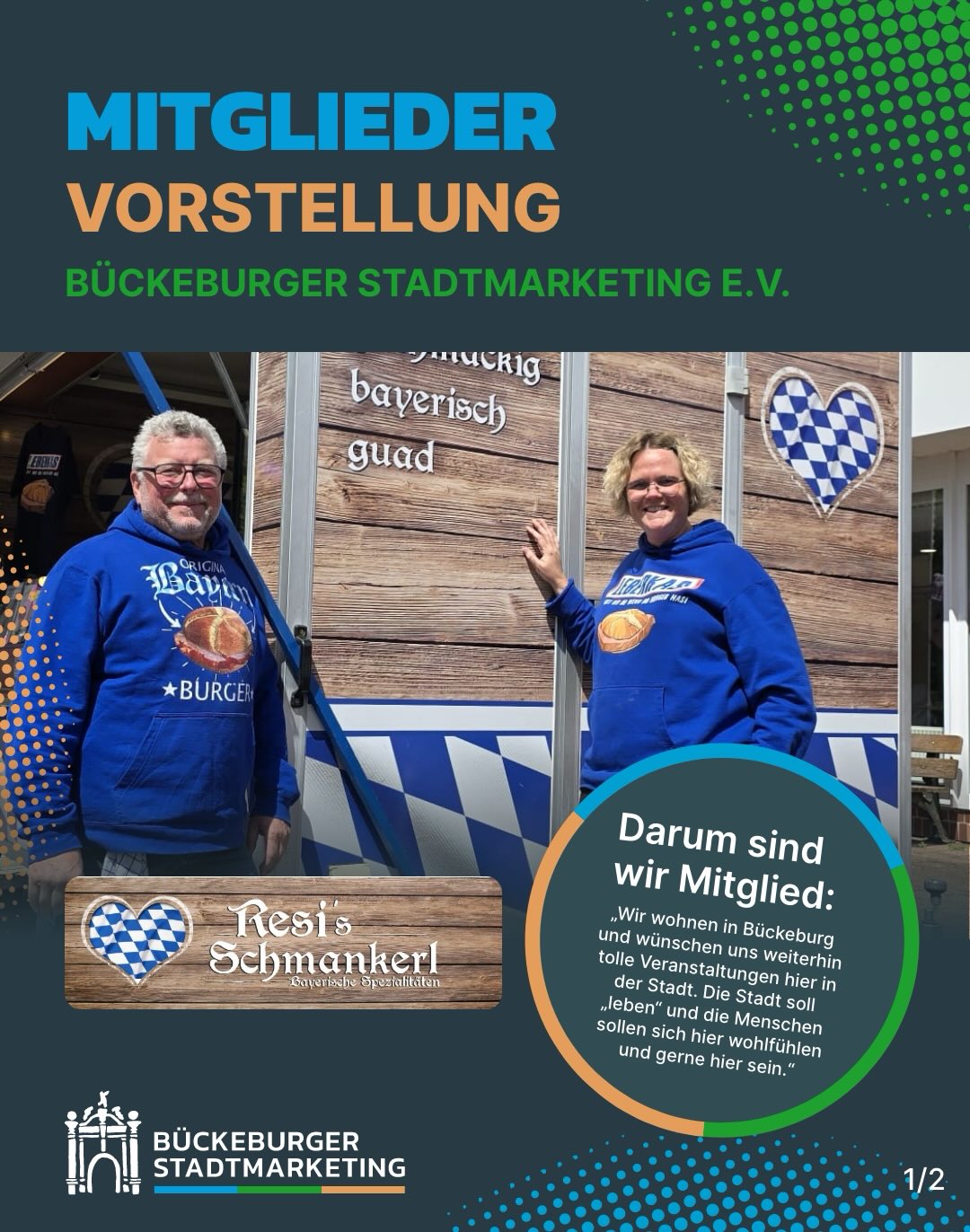 Heute stellen wir ein Mitglied im Bückeburger Stadtmarketing e.V. vor: Resis Schmankerl.🥨🤝…