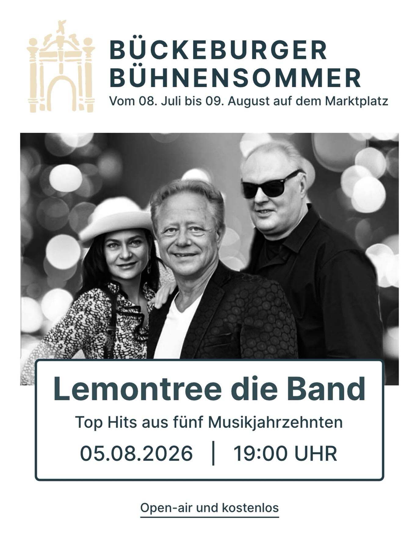 Morgen geht der Bückeburger Bühnensommer in die dritte Runde! ☀️🎶 Morgen heißt…