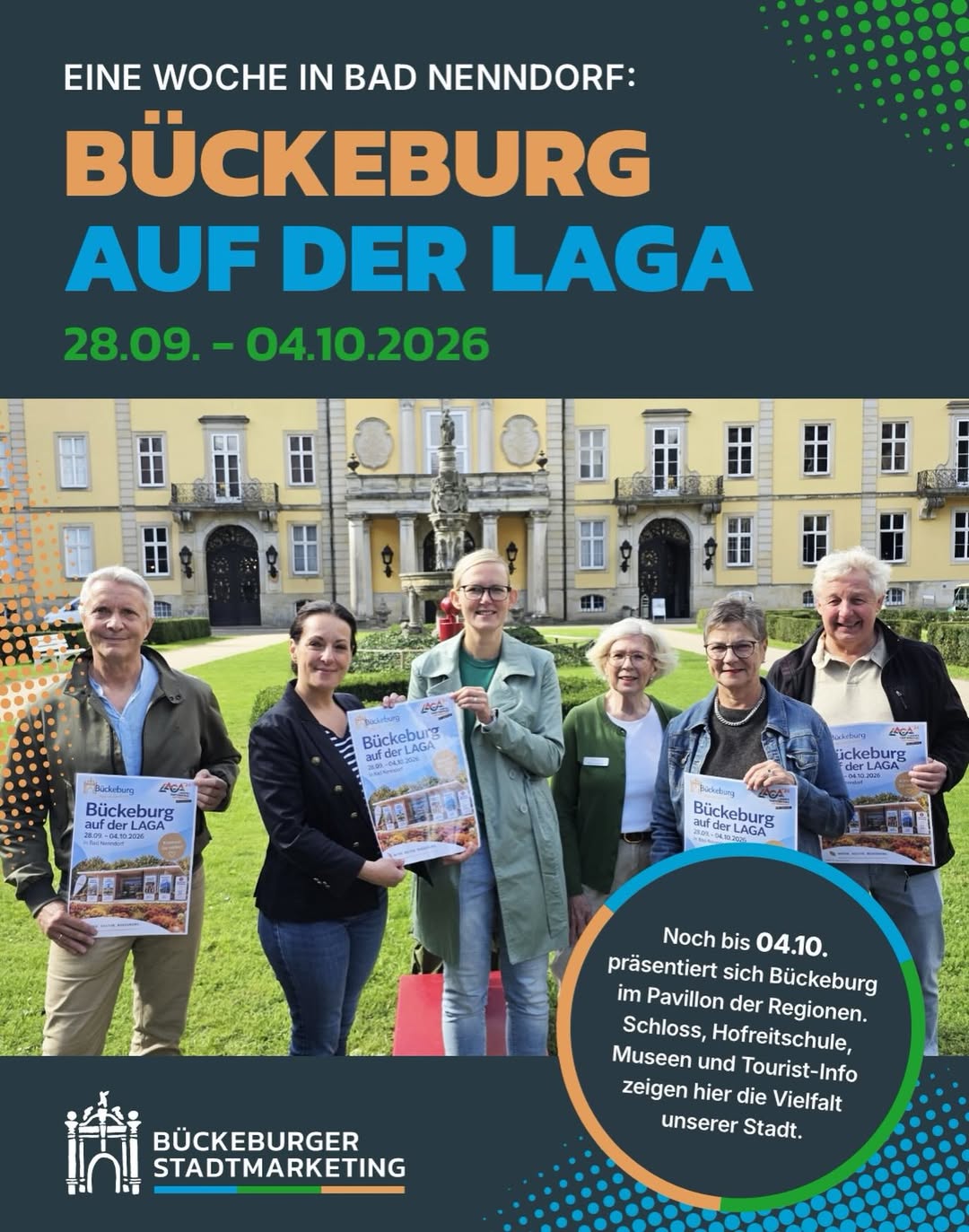 Noch bis zum 4. Oktober präsentiert sich Bückeburg im Pavillon der Regionen…