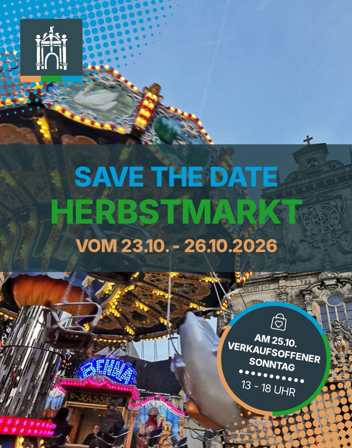 SAVE THE DATE! 🎡🍂 Vom 23. bis 26. Oktober 2026 erwartet euch…